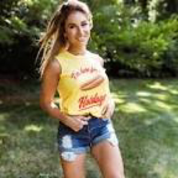 Kittenish Jean shorts - Picture 1 of 2